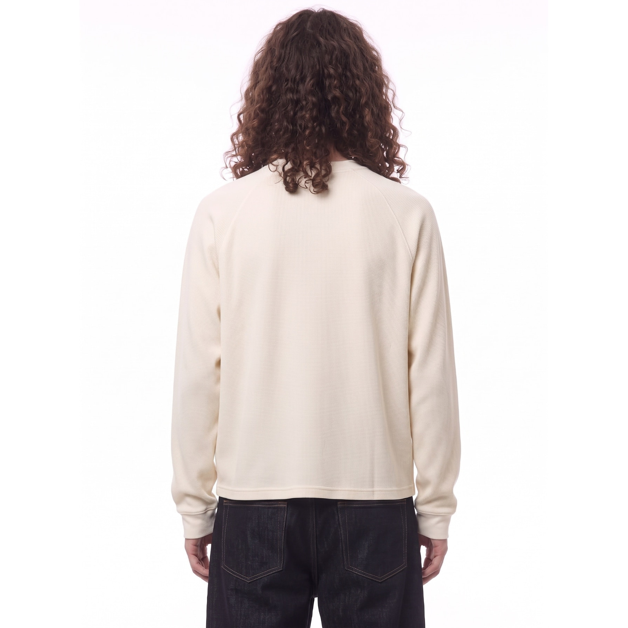 Alpine Descent Sketch Long Sleeve — Back · LIGHT APRICOT