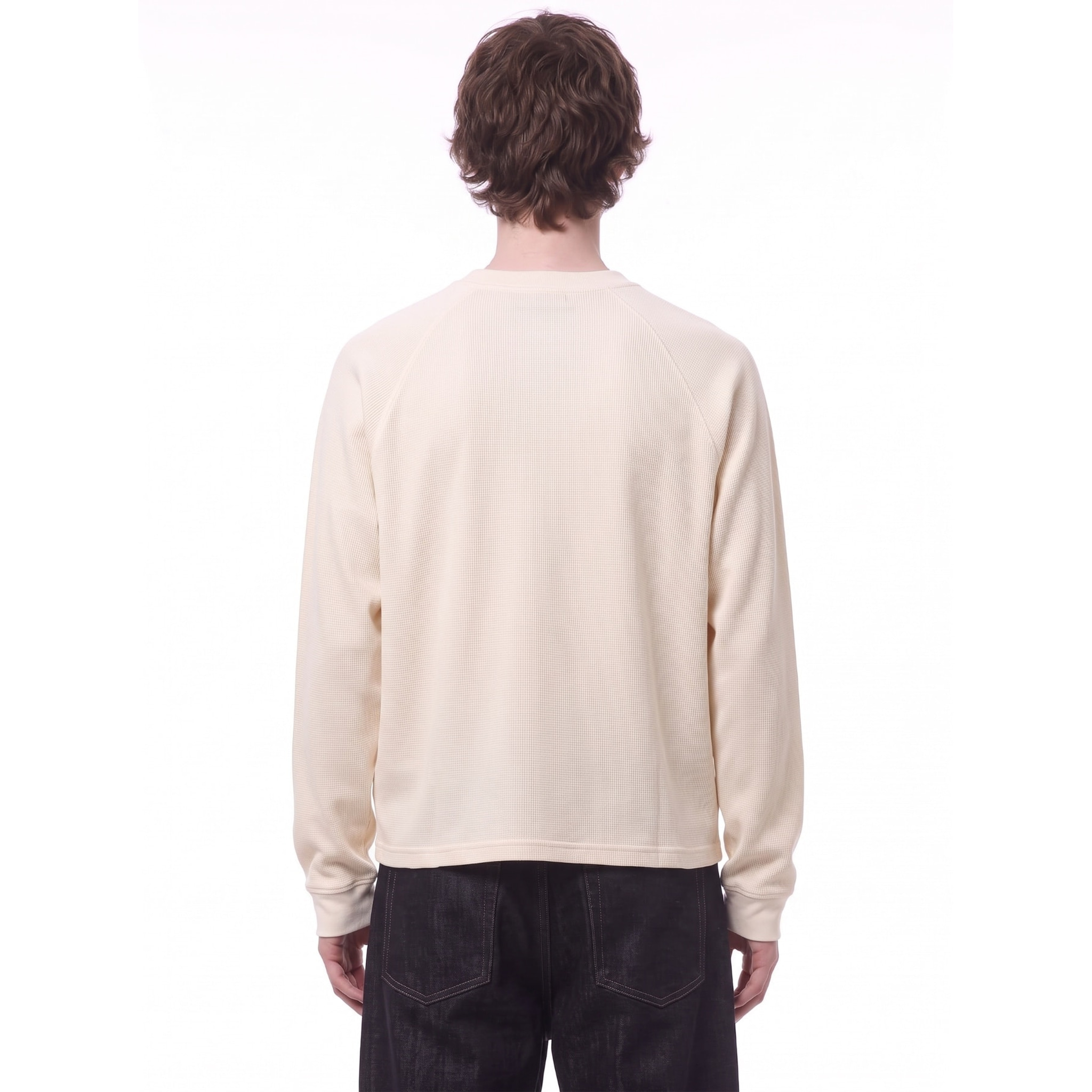 Cosmic Wonder Astronaut Long Sleeve — Back · LIGHT APRICOT