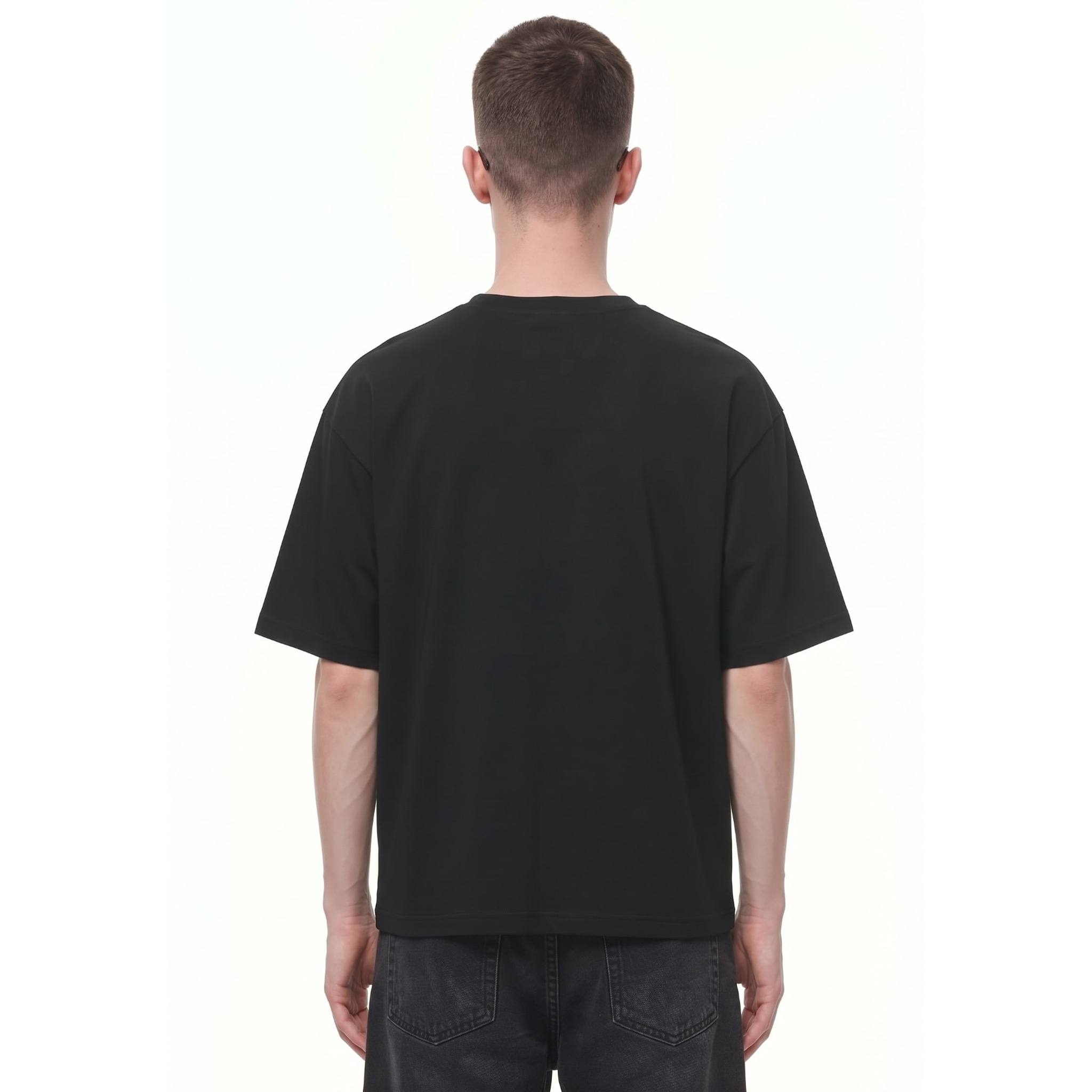 I Forget It Cat Graphic Tee — Back · Black