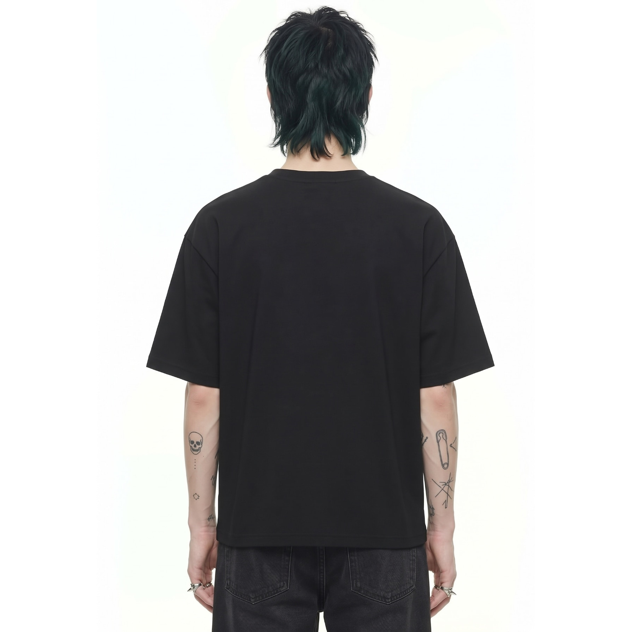 Analog Riot Graphic Tee — Back · Black