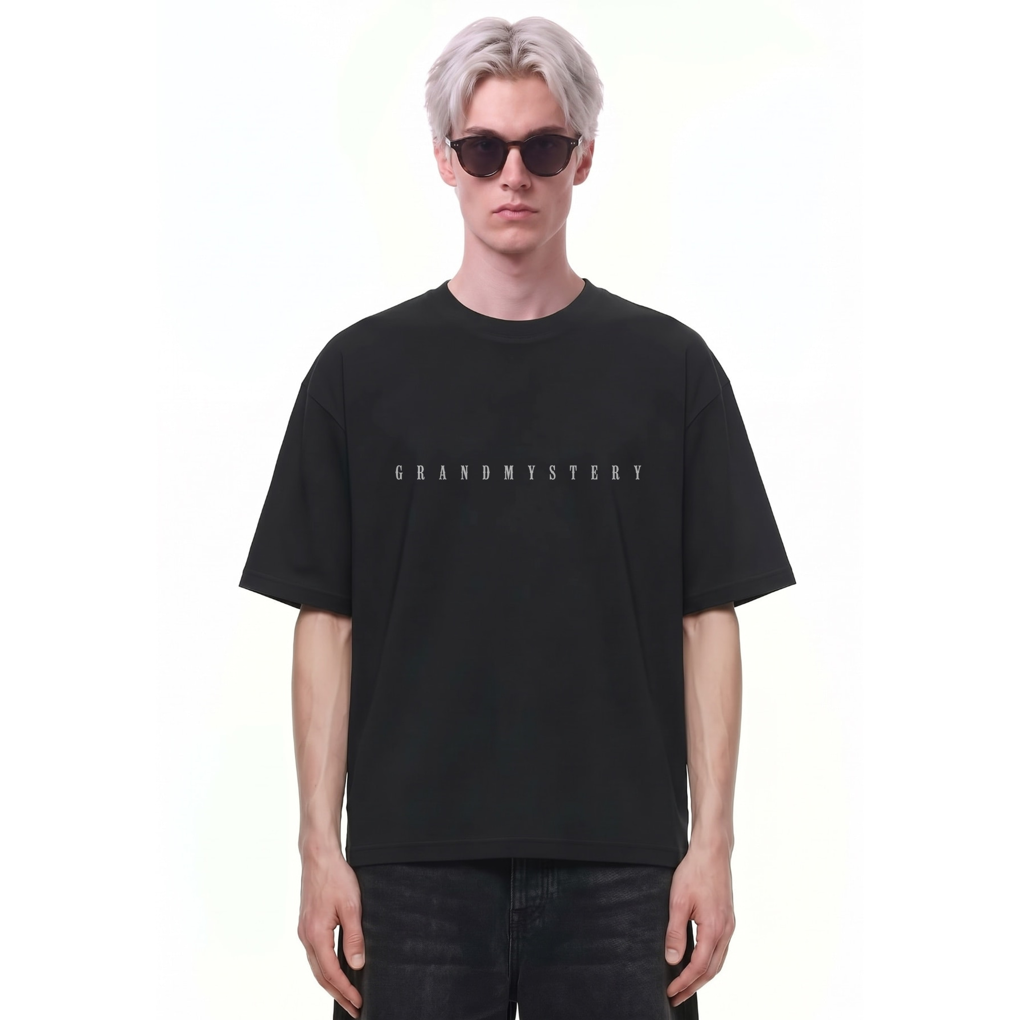 Grand Mystery 8-bit Legacy Graphic Tee — Cover · Black